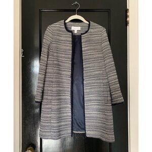 The White Company White Label Navy and White Coat